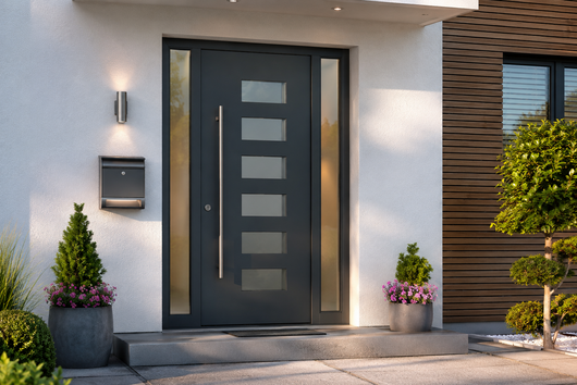 Moderne Eingangshalle mit stilvollem Design